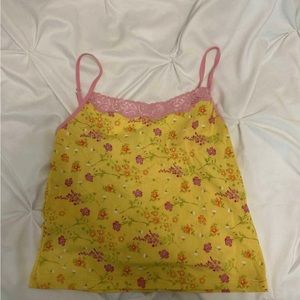 Floral tank top